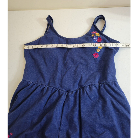 Blair Blue Embroidered Floral One Piece Bathing Suit Swimsuit Women's Size 18W - Picture 4 of 10